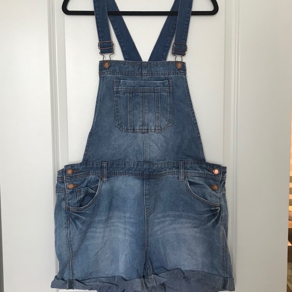 denim dungarees size 14